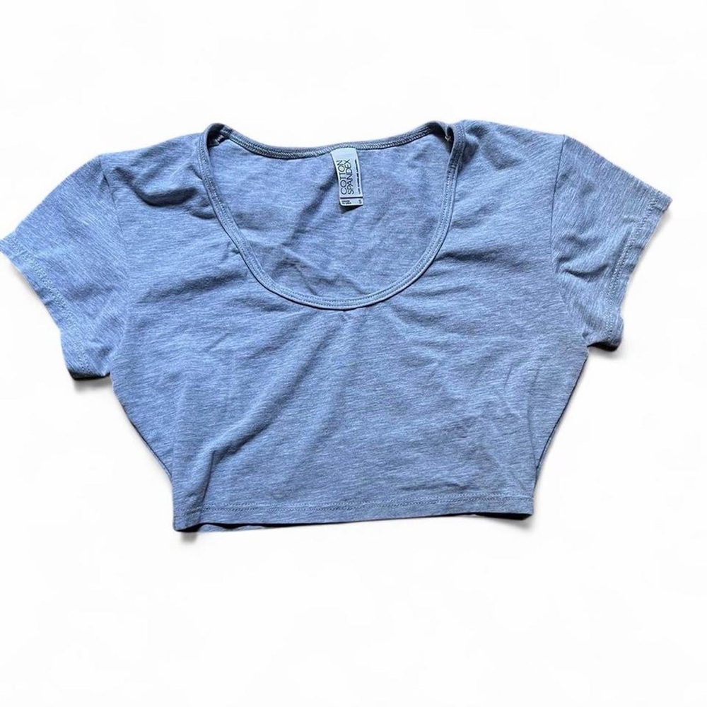 Women's Scoop Neck Cropped Top